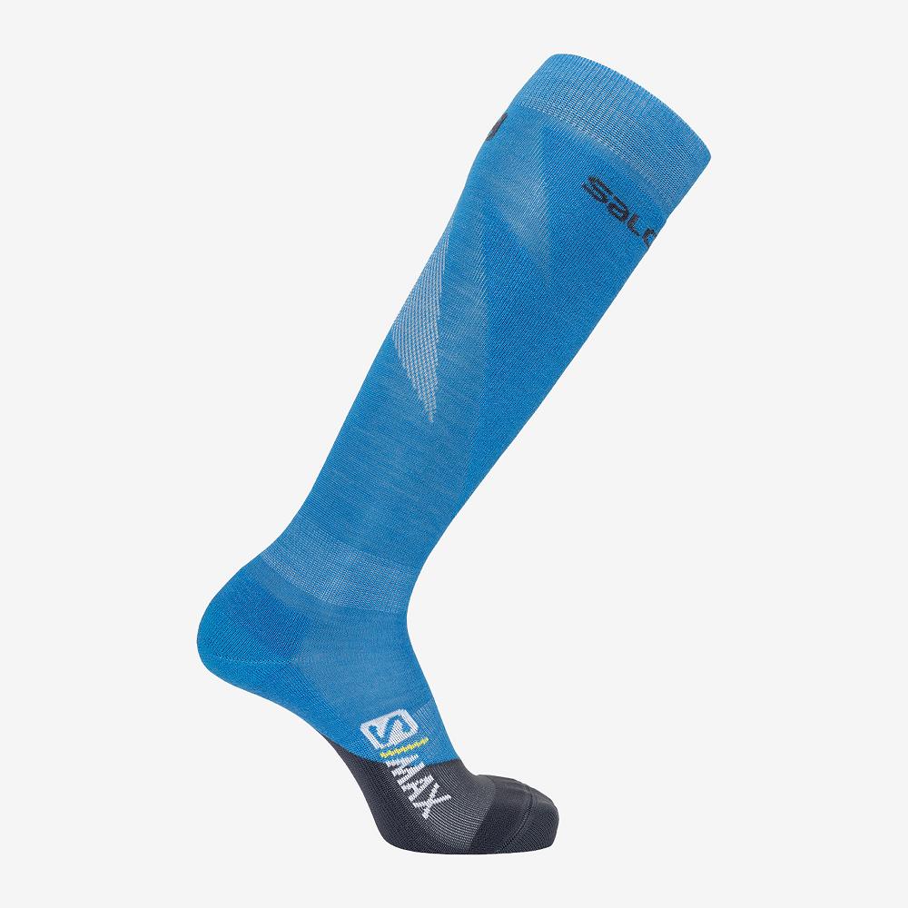 Salomon S MAX M Calcetines Hombre - Azules - Colombia (74815-TNZX)